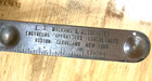 Vintage Brass Ruler Letter Opener Advertising E t  Wilkins   Associates 8 