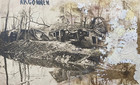 Ww1 German British Mrk Iv Tanks G21 F6 Bourlon Wood Misattributed Photo Postcard