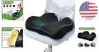 Large Memory Foam Seat Cushion     Sciatica And Coccyx Pain Relief Accessory