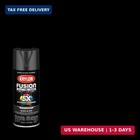 Krylon Fusion All-in-one Spray Paint For Indoor outdoor Use  Gloss Black   12 Oz