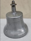 Usn United States Navy Old Brass Nickel Plated Retired Nautical Ships Boat Bell