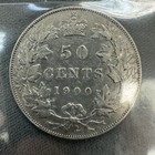 1900 Canada Iccs Vf-20 50 Cents Queen Victoria Half Dollar Silver Coin