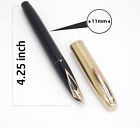 Sheaffer Imperial Gold Cap 12k Gf   Black  nib 14k