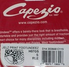 Capezio Jelz Footundeez Shoe Foot Underwear H07gs New Pack Adult Women Leopard