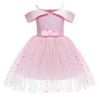 Toddler Rainbow Pageant Dresses For Girls Tutu Party Sparkly Princess Gown 2-10y