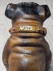     rare Vintage Mack Trucks Bulldog Dog Plastic Piggy Bank Original Plug Stamped