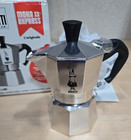 Bialetti Moka Express  2 Oz  60ml  Stovetop Espresso Maker Silver