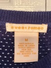 Sweet Romeo Womens Crewneck Long Sleeves Cozy Thermal Waffle Knit Pullover