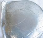 Vintage 1988 Arthur Court Aluminum Bunny Rabbit Cheese Plate 7  X 7 