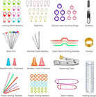 100-piece Crochet Hook And Knitting Tool Set With Accessories