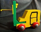 Vintage Brio Fork Lift Wooden Railway From Truck Set 33322