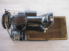 Vintage Featherweight 1950 Singer Sewing Machine 221-1 W case