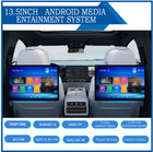 2 Pcs 13 5  Headrest Monitor Video Player Car Tv Touch Screen Wifi Usb 2 32gb