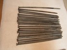 32 Vintage Mostly 7 In  Galvanized   Aluminum Gutter Nails Spikes Never Used