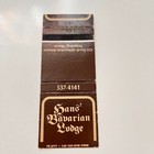 Sans  Bavarian Lodge N Milwaukee Ave Wheeling Il Vintage Matchbook Cover Tmb51-4