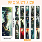 60 Pcs Gothic Fairytale Bookmarks Bulk  Dark Fantasy Paper Book Marks Bulk For R