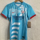 Nwt Nike Dri-fit Turquoise V-neck Slim Fit Soccer Jersey P35369   Woman Small