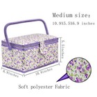 Medium Sewing Basket With Accessories  Sewing Storage Box With Supplies Diy S   