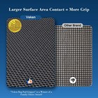 Veken Rug Pad Gripper For Hardwood Floors  Thick Non Slip Rug Pads For Area Rugs
