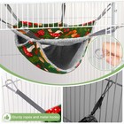 Bienbee 2 Pcs Ferret Rat Hammock Set For Cage Washable Guinea Pig Green