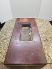 1894 Antique Singer Sewing Machine Treadle Wood Top With Leaf