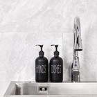 Glass Soap Dispenser Set 2 Pack contains Hand And Dish Soap Dispenser premium 16