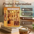 Book Nook Kit Diy Miniature Dollhouse Kit 3d Puzzles For Adult Beginners Tiny