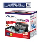 Aqueon Quietflow 10 Led Pro Aquarium Fish Tank Power Filter For Up To 20 Gallon
