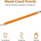 Woodcased Classroom  2 Pencils With Erasers  Pre-sharpened  Hb Lead  Value Pack