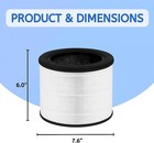 Fits Coway Airmega 100  3-in-1 Hepa carbon  Save 50  Vs Oem  In Stock 
