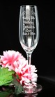 Champagne Glass Award Trophy Custom Laser Engraving Wedding Party Gift Favour