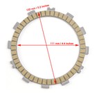 Clutch Friction Plate Kit For Suzuki Gsxr600 Gsxr750 K6 k7 2006-2007 21441-36f30