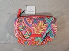 Vera Bradley Floral Paisley Cosmetic Bag Multicolor With Mirror 