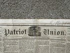 Lot Of 8 Patriot Union Weekly Newspapers Harrisburg Pa 1868 January-april