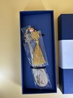 Chinese Wooden Pipa Bookmark With Gold Knot Tassel Gift Box