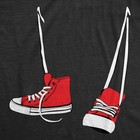 Shoes Around Neck T Shirt Funny 90s Vintage Cool Adult Humor Graphic Novelty