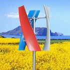 400w 24v Vertical Axis Wind Power Turbine Generator Controller Home Windmill Kit