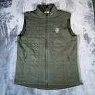 Kjus Vest Mens Large Green Rowan Quilted Tacoma Country Club Golf Performance