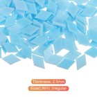 200g Glass Mosaic Tiles For Craft  Stained Glass Mosaic Tiles Green Blue