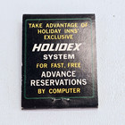 Vintage Holiday Inn Joliet Illinois Hotel Motel Advertising Matchbook - Unstruck