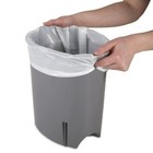 Sterilite 2 6 Gallon Trash Can  Ultra Step On Bathroom Trash Can  White