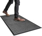 Rubber Floor Door Mat Heavy Duty Entrance Mat Non Slip Outdoor Indoor Dirt Trap