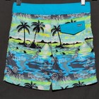 Hurley Boardshorts Boys 5 Doodle All Over Print Blue Lazer Shorts