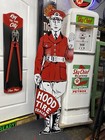 Antique Vintage Old Style Hood Tire Dealer Sign 70 5    