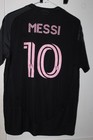Adidas Men s Messi Mls Inter Miami Cf 26 Home Authentic Jersey Size Large Black