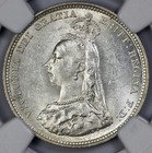 1888 Great Britain 1s Shilling Ngc Ms 62