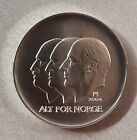 Norway 100 Kroner 2004 100 Year Anniversary - 1 Oz Silver