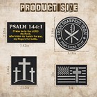8 Pcs Christian Tactical Morale Patches Hook Lop Bible Verse Patch For Gear 