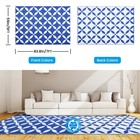 Sunray Outdoor Rug 7x5 Plastic Reversible Outdoor Rug Patio Rv Beach Picnic Deck