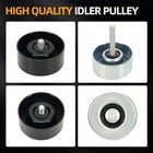 Engine Drive Belt Tensioner Idler Pulley Serpentine Belt Kit Fit For Nissan